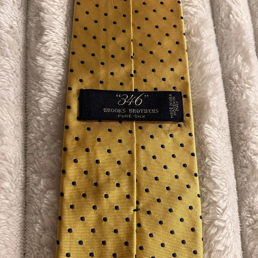 brooks brothers silk neck ties men's lot of 3 346 basics made in italy USA logo